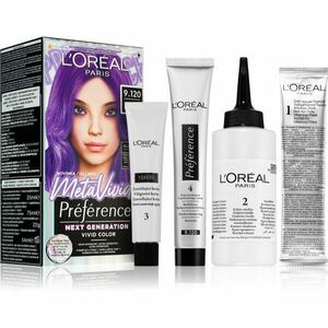 L’Oréal Paris Préférence Meta Vivids semi-permanentní barva na vlasy odstín 9.120 Meta Lilac 1 ks obraz
