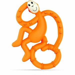 Matchstick Monkey Mini Monkey Teether kousátko s antimikrobiální přísadou Orange 1 ks obraz