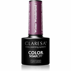 Claresa SoakOff UV/LED Color Winter Wonderland gelový lak na nehty odstín 5 g obraz