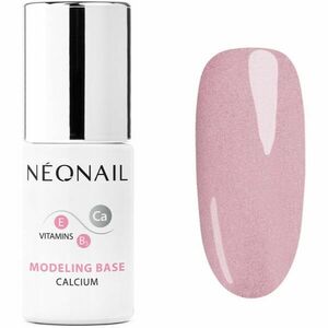 NEONAIL Modeling Base Calcium podkladový lak pro gelové nehty s vápníkem odstín Luminous Pink 7, 2 ml obraz