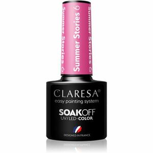 Claresa SoakOff UV/LED Color Summer Stories gelový lak na nehty odstín 6 5 g obraz