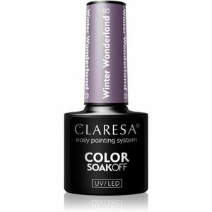 Claresa SoakOff UV/LED Color Winter Wonderland gelový lak na nehty odstín 8 5 g obraz