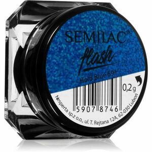 Semilac Flash třpytivý prášek na nehty odstín Holo Blue 691 0, 2 g obraz