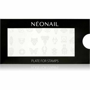 NEONAIL Stamping Plate šablony na nehty typ 02 1 ks obraz