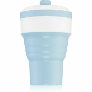 KidPro Collapsible Mug hrnek s brčkem Blue 350 ml obraz