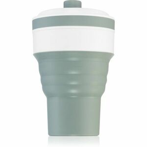 KidPro Collapsible Mug hrnek s brčkem Grey 350 ml obraz