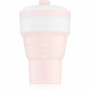 KidPro Collapsible Mug hrnek s brčkem Pink 350 ml obraz