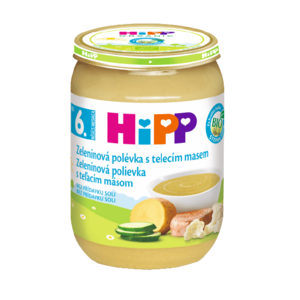 HiPP BIO Zeleninová polévka s telecím masem 190 g obraz