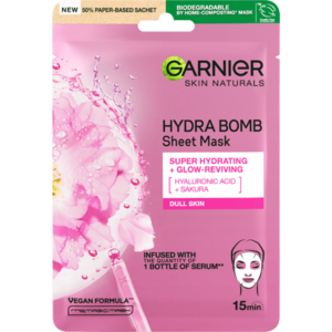 Garnier Skin Naturals Hydratační textilní maska na oživení jasu Sakura 28 g obraz
