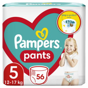 Pampers Active Baby Pants Kalhotkové plenky vel. 5, 12-17 kg, 56 ks obraz