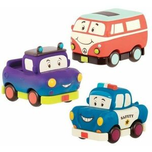 B-Toys Mini autíčka na setrvačník Mini Wheeee-ls! Pick-up 3 ks obraz