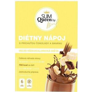 SLIM Queen Dietní nápoj čokoláda-banán 396 g obraz