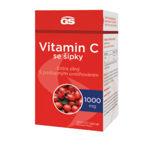 GS Vitamin C1000 + šípky 120 tablet obraz