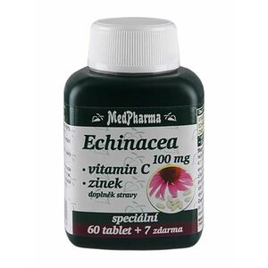 Medpharma Echinacea 100 mg + vitamin C + zinek 67 tablet obraz