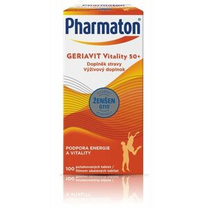 Pharmaton Geriavit Vitality 50+ 100 tablet obraz