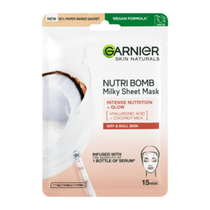 Garnier Skin Naturals Nutri Bomb pleťová maska pro suchou pleť 28 g obraz