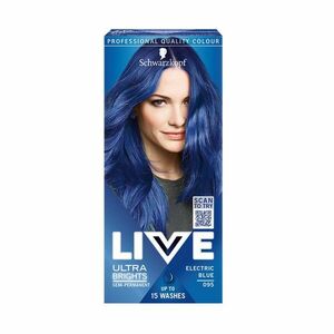 Live Ultra Brights Barva na vlasy 095 ocelově modrá 60 ml obraz