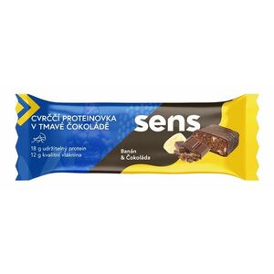 SENS Cvrččí proteinovka v tmavé čokoládě Banán & čokoláda 60 g obraz