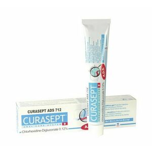 CURASEPT ADS 712 0, 12 % CHX gelová zubní pasta 75 ml obraz