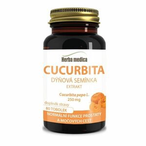 Herbamedica Cucurbita Dýňová semínka extrakt 250 mg 80 tobolek obraz
