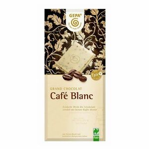 GEPA Bílá čokoláda s kávou BIO 100 g obraz