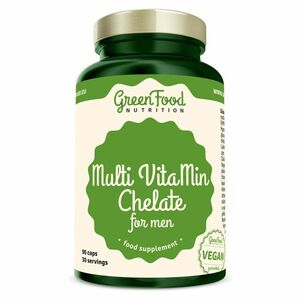 GREENFOOD NUTRITION Multivitamin chelát pro muže 90 kapslí obraz
