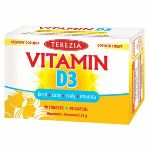 TEREZIA Vitamin D3 1000 IU 90 tobolek obraz