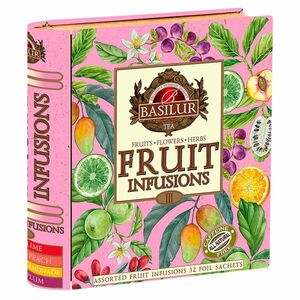 BASILUR Fruit infusions book assorted III ovocné čaje 32 sáčků obraz