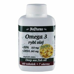 MEDPHARMA Omega 3 rybí olej forte 67 tobolek obraz