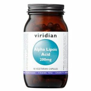 VIRIDIAN Nutrition alpha lipoic acid 200 mg 90 kapslí obraz