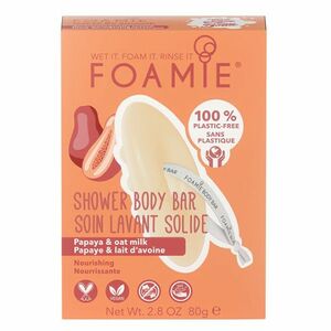 FOAMIE Vyživující sprchová péče Oat to Be Smooth Shower Body Bar 80 g obraz
