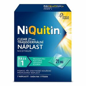 NIQUITIN Clear 21 mg 7 ks náplastí obraz