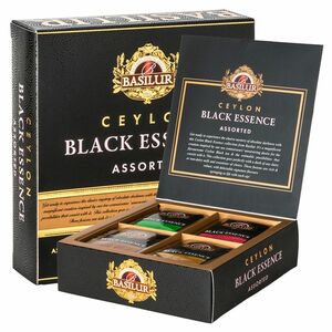 BASILUR Black Essence Assorted přebal černý čaj 40 gastro sáčků obraz