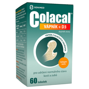 COLACAL Vápník + D3 60 tobolek obraz