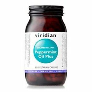 VIRIDIAN Nutrition Peppermint Oil Plus 90 kapslí obraz