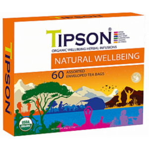 TIPSON Variace bylinných čajů pro wellness životní styl BIO 60 sáčků obraz