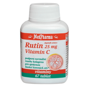 MEDPHARMA Rutin 25 mg + vitamin C 67 tablet obraz