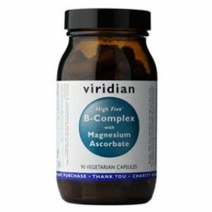 VIRIDIAN Nutrition High Five B Complex with Magnesium Ascorbate 90 kapslí obraz