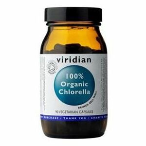 VIRIDIAN Nutrition 100% Organic Chlorella 90 kapslí obraz