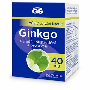 GS Ginkgo 40 mg 90 + 30 tablet obraz
