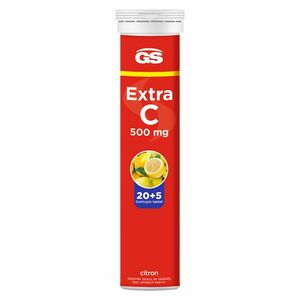 GS Extra C 500 mg citron 20 + 5 šumivých tablet obraz