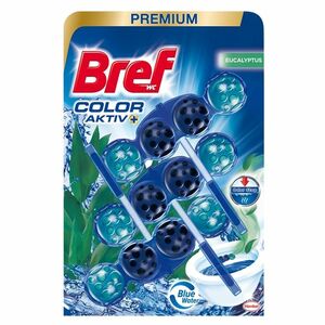BREF Color Aktiv Tuhý WC blok Eucalyptus 3 x 50 g obraz