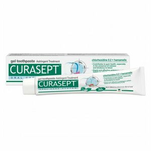 CURASEPT ADS Astringent Zubní pasta 0, 2%CHX + hamamelis 75 ml obraz