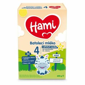 HAMI 4 Batolecí mléko s příchutí vanilky od ukončeného 24.měsíce 600 g obraz