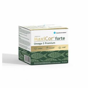 MAXICOR Forte omega 3 premium 90 tobolek obraz