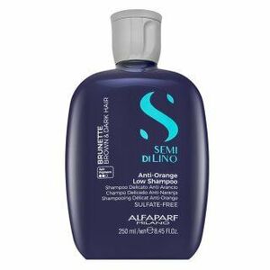 Alfaparf Milano Semi Di Lino Brunette Anti-Orange Low Shampoo neutralizující šampon pro hnědé odstíny 250 ml obraz