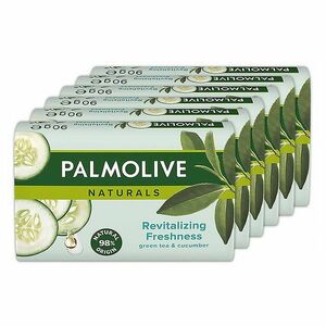 PALMOLIVE Naturals Green Tea & Cucumber Mýdlo 6x 90 g obraz