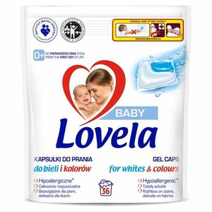 LOVELA Baby Gelové kapsle na praní na bílé i barevné prádlo 36 praní 781, 2 g obraz