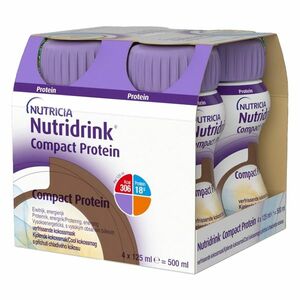 NUTRIDRINK Compact protein příchuť chladivého kokosu 4 x 125 ml obraz