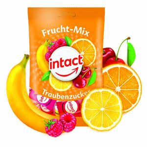INTACT Sáček hroznový cukr ovocný mix 100 g obraz